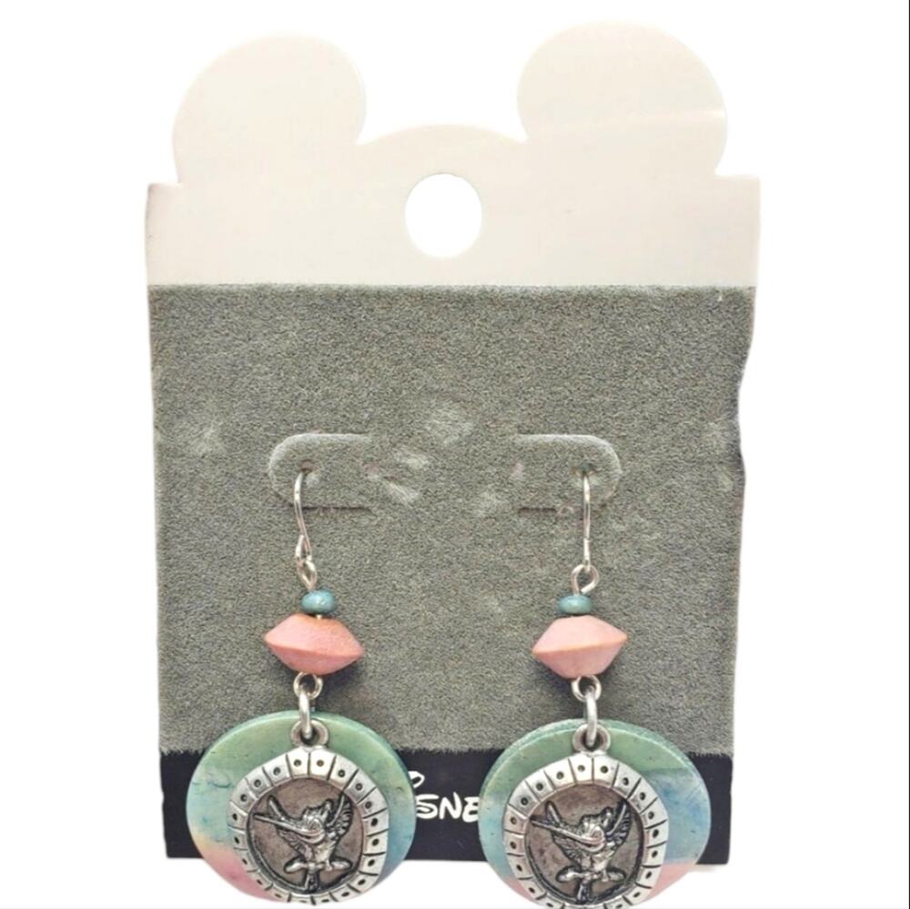 Authentic Pocahontas Renaissance Disney Earrings - Flint! NWT RARE